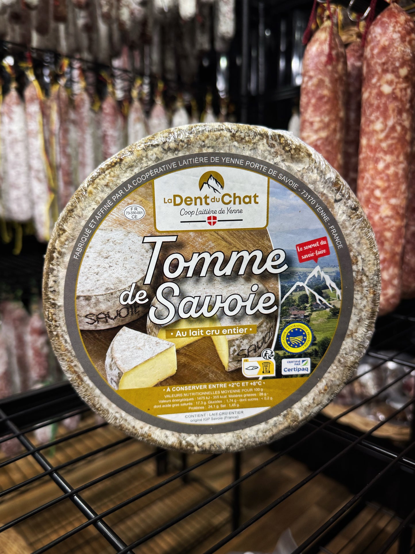 Tomme de Savoie au lait cru 200 gr
