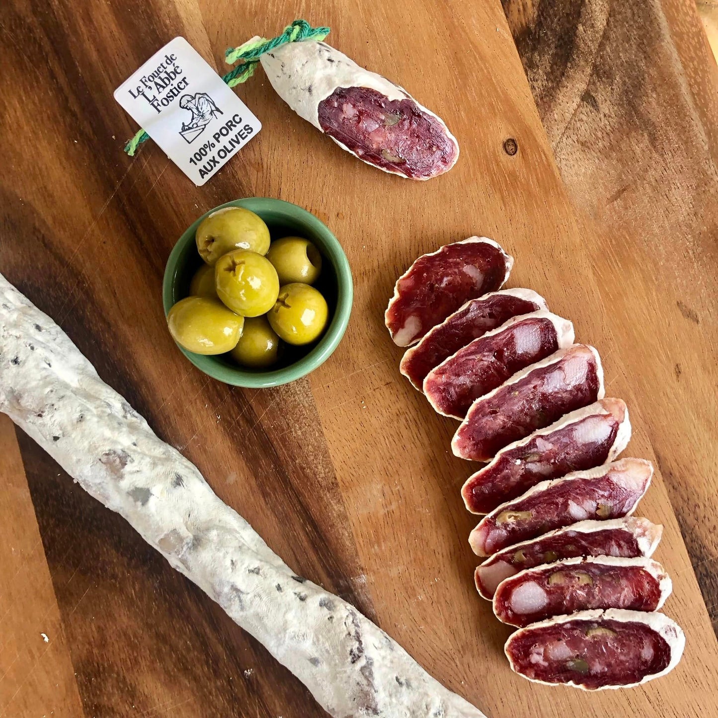 salami green olives