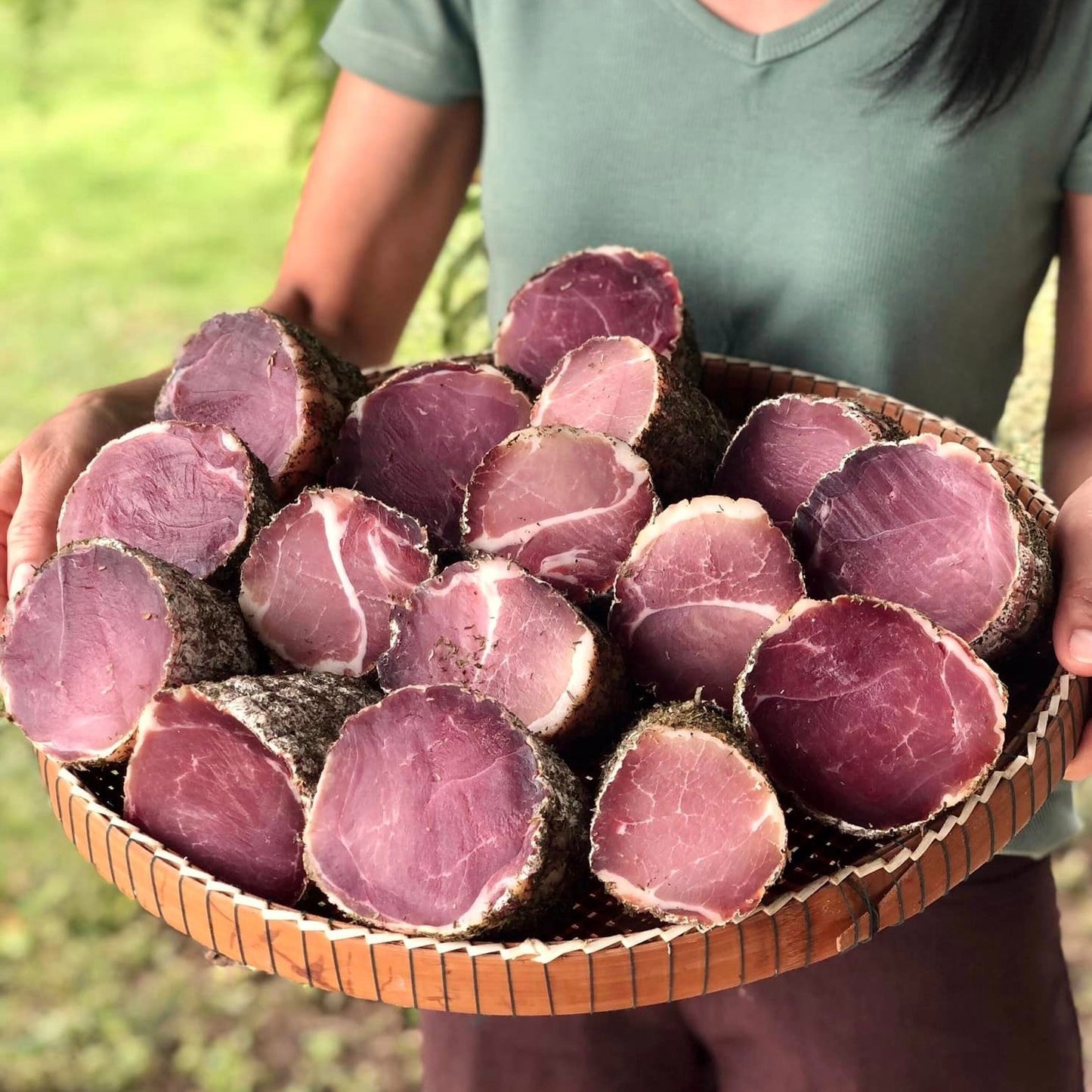 jambon aux herbes, cured nut ham baan Fostier