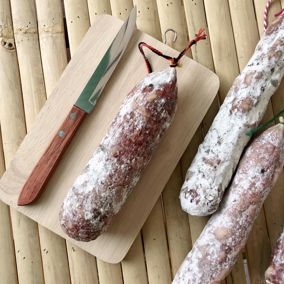pack 4 saucissons by Baan Fostier. Handcrafted in Thailand