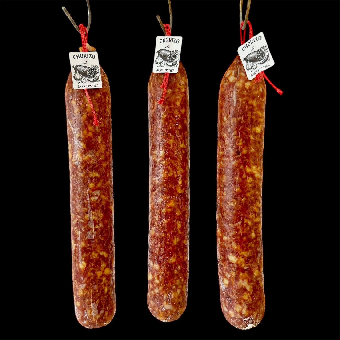 +/-450 gr soft salami saucisson – Baan Fostier
