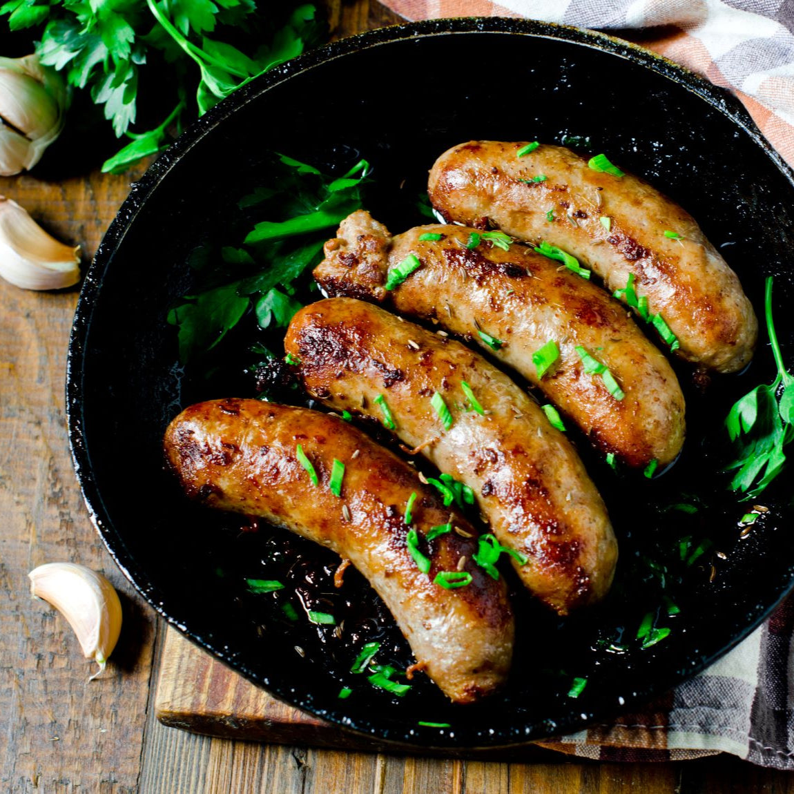 BBQ deli sausages